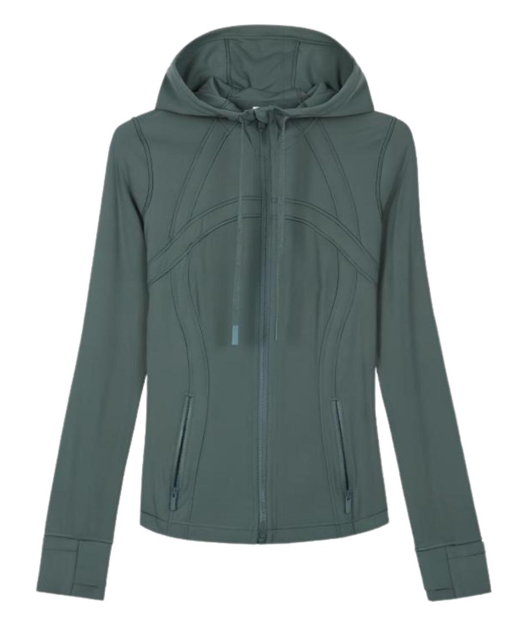 Lululemon Хаки спортивная куртка, фото 1