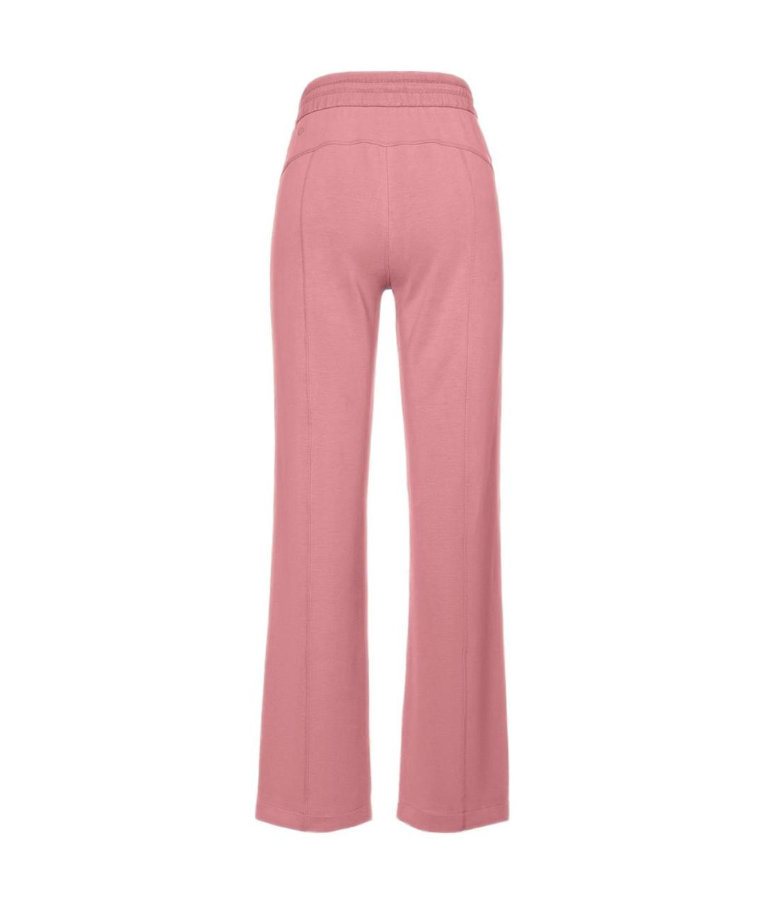 Lululemon Розовые прямые брюки, фото 2