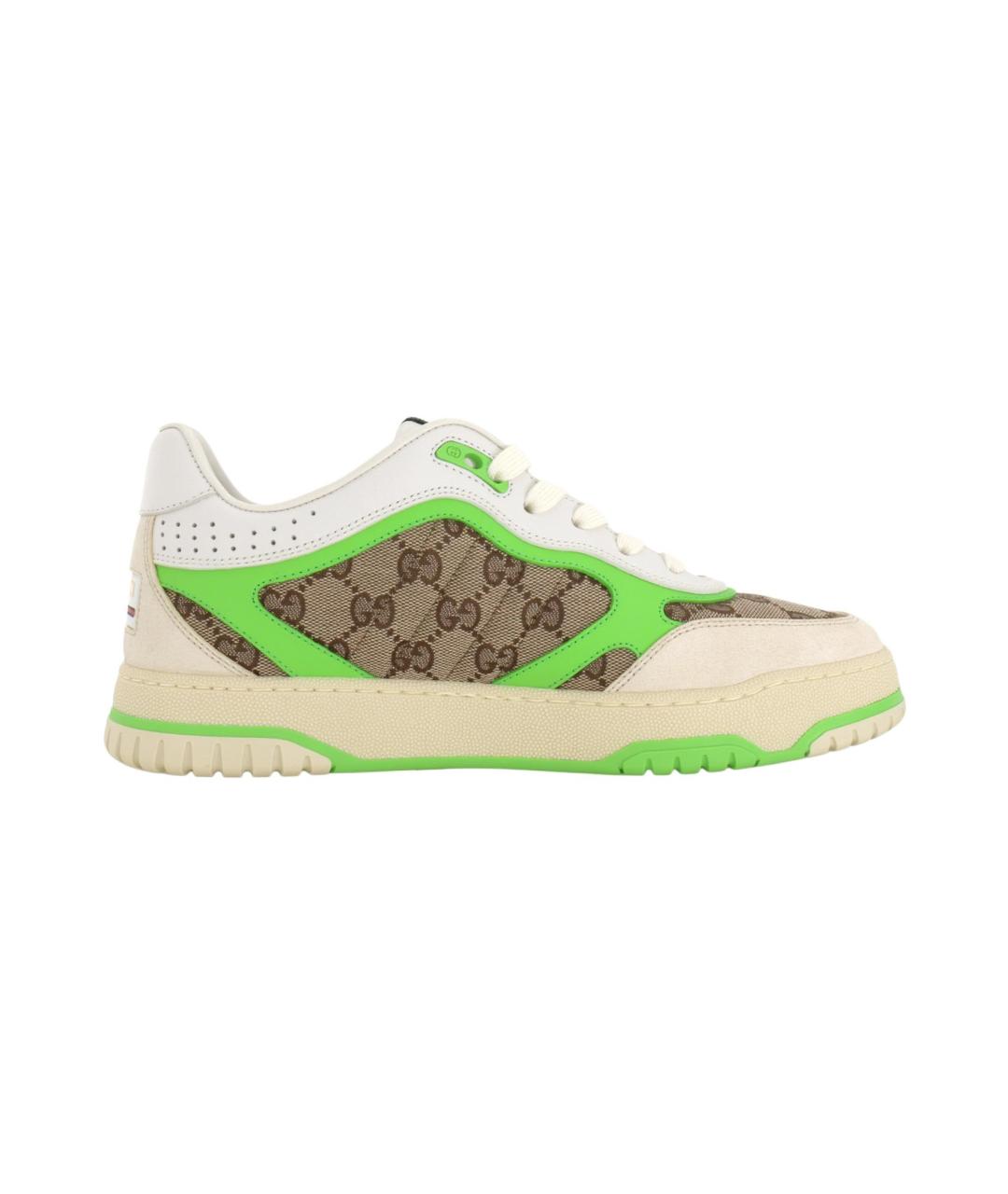 GUCCI Коричневые низкие кроссовки / кеды, фото 1