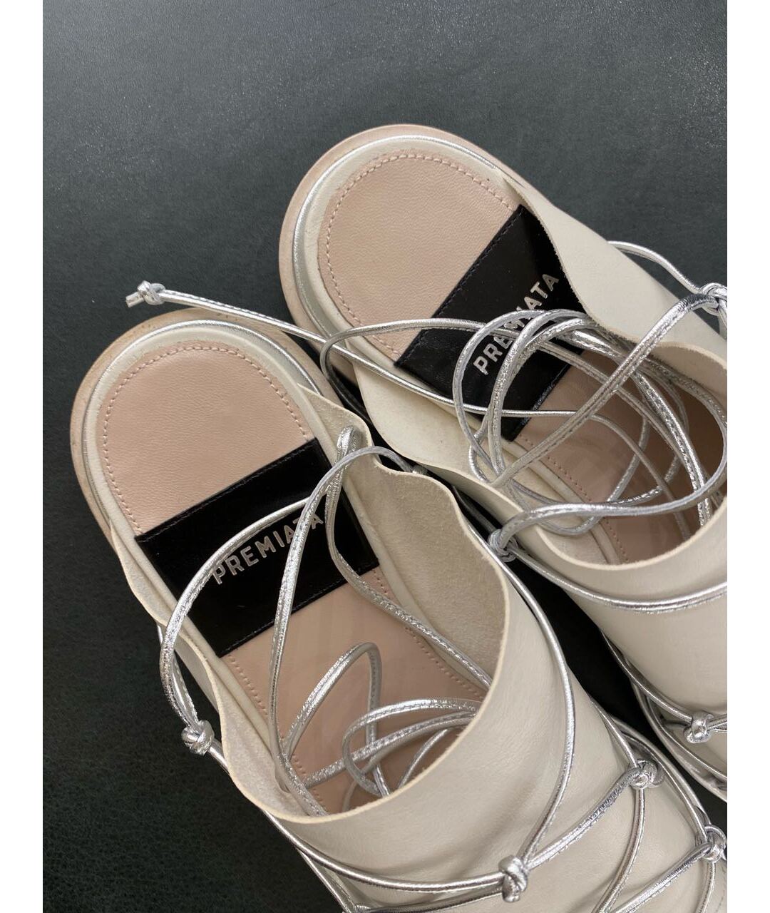 PREMIATA Белые кожаные сандалии, фото 6