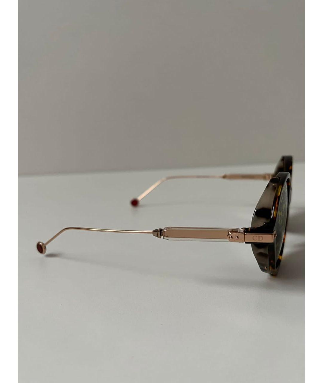 CHRISTIAN DIOR Антрацитовые пластиковые солнцезащитные очки, фото 7