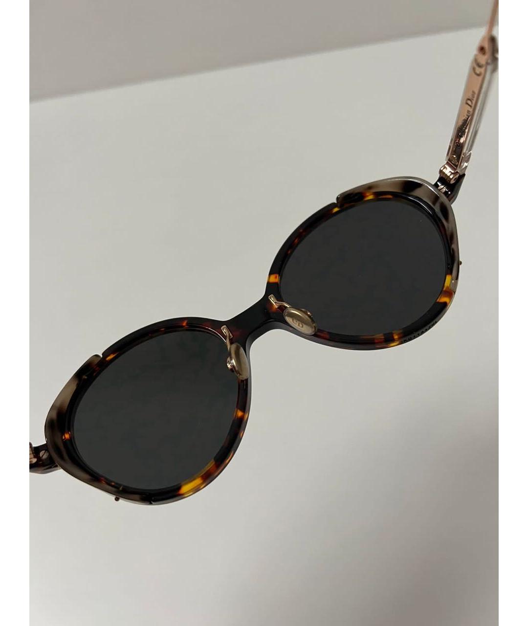 CHRISTIAN DIOR Антрацитовые пластиковые солнцезащитные очки, фото 8