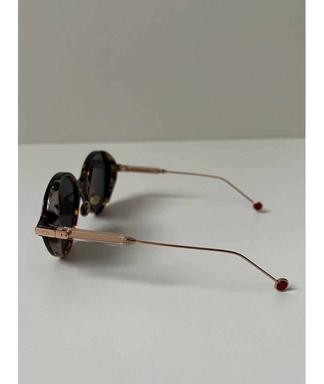 CHRISTIAN DIOR Антрацитовые пластиковые солнцезащитные очки, фото 6