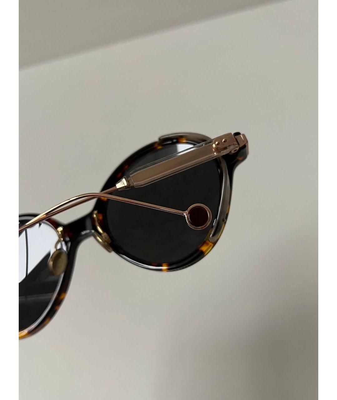 CHRISTIAN DIOR Антрацитовые пластиковые солнцезащитные очки, фото 4