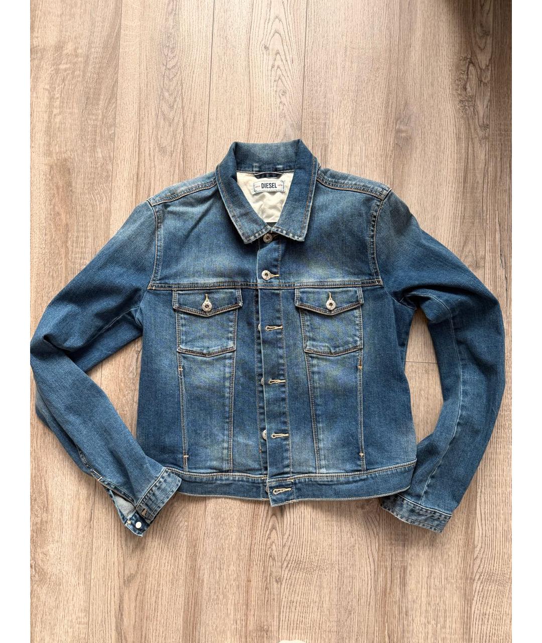 DIESEL Синяя деним куртка, фото 4