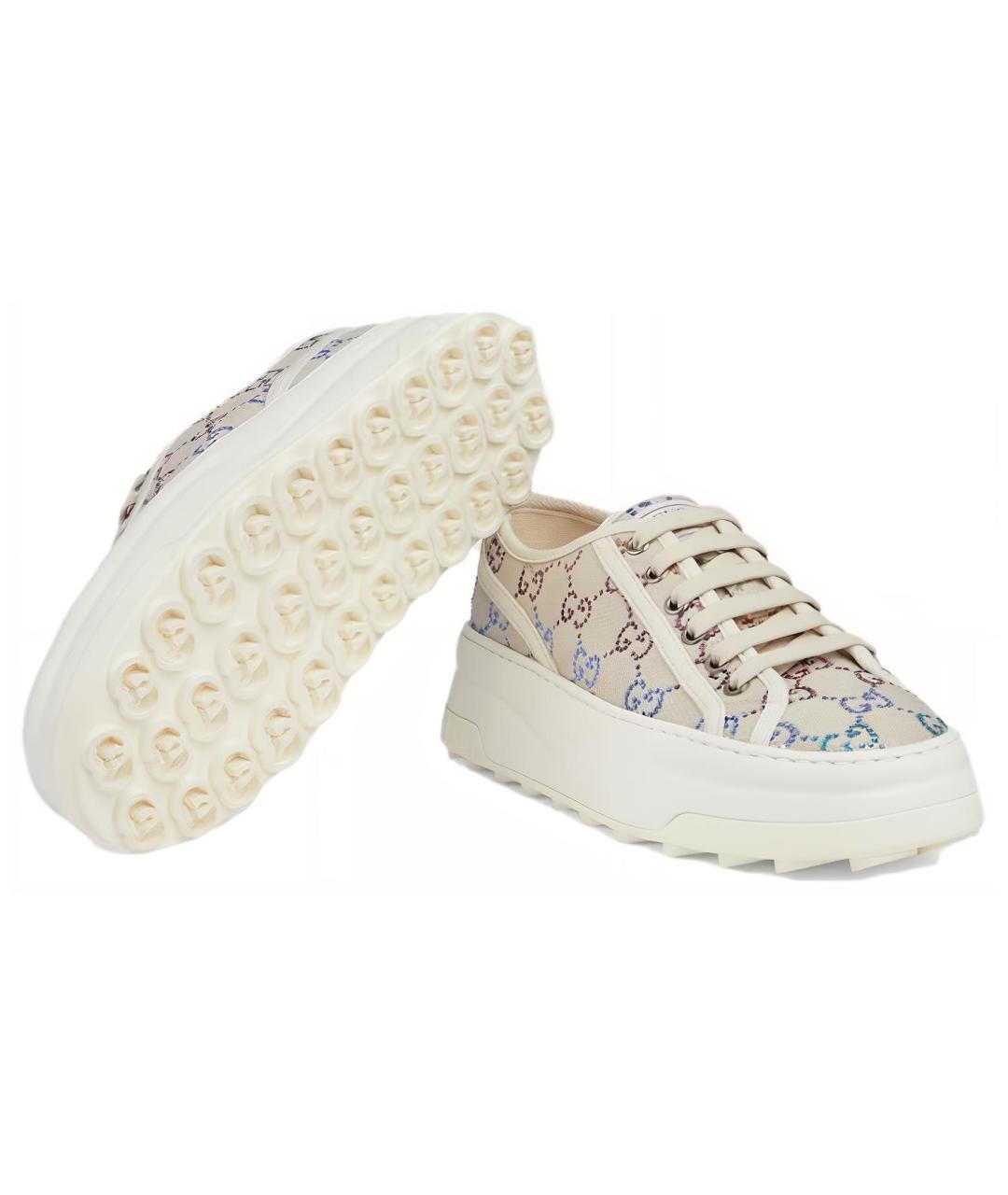 GUCCI Текстильные кроссовки, фото 5