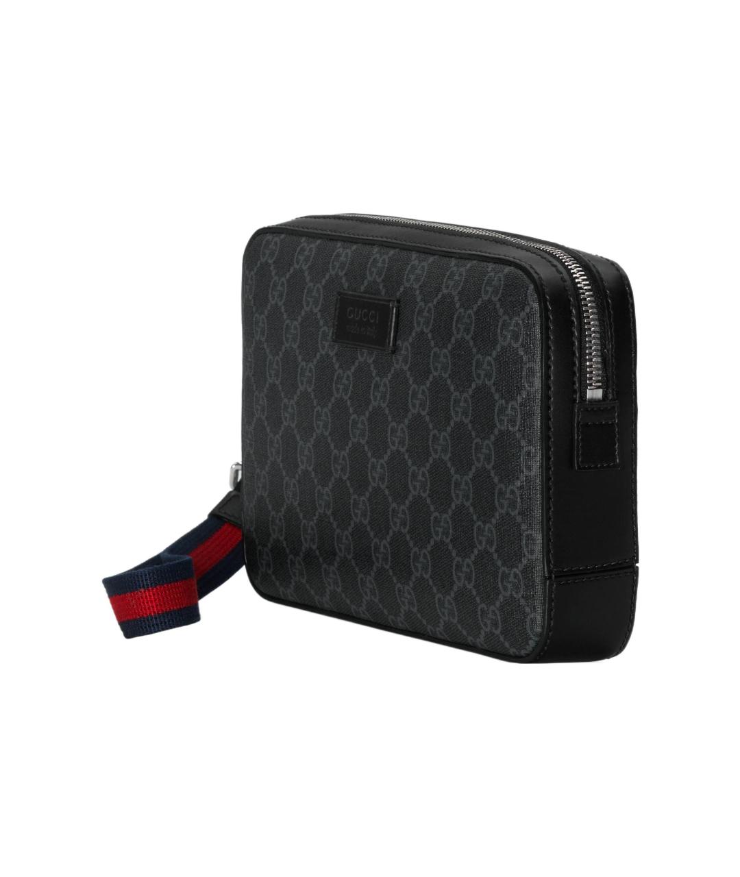 GUCCI Черная барсетка, фото 3