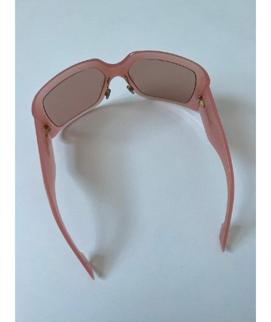 CHRISTIAN DIOR Розовые пластиковые солнцезащитные очки, фото 6