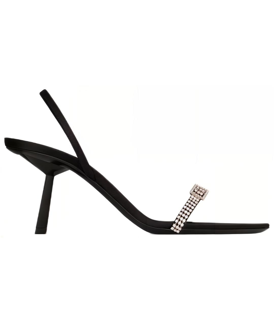SAINT LAURENT Черные босоножки, фото 1