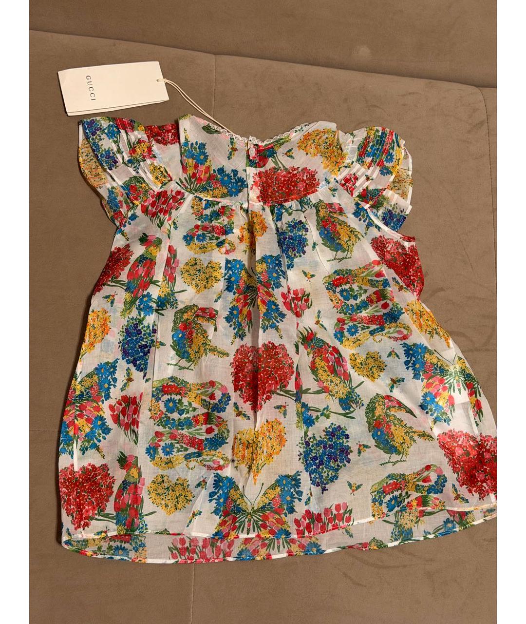 GUCCI Мульти хлопковая рубашка/блузка, фото 2