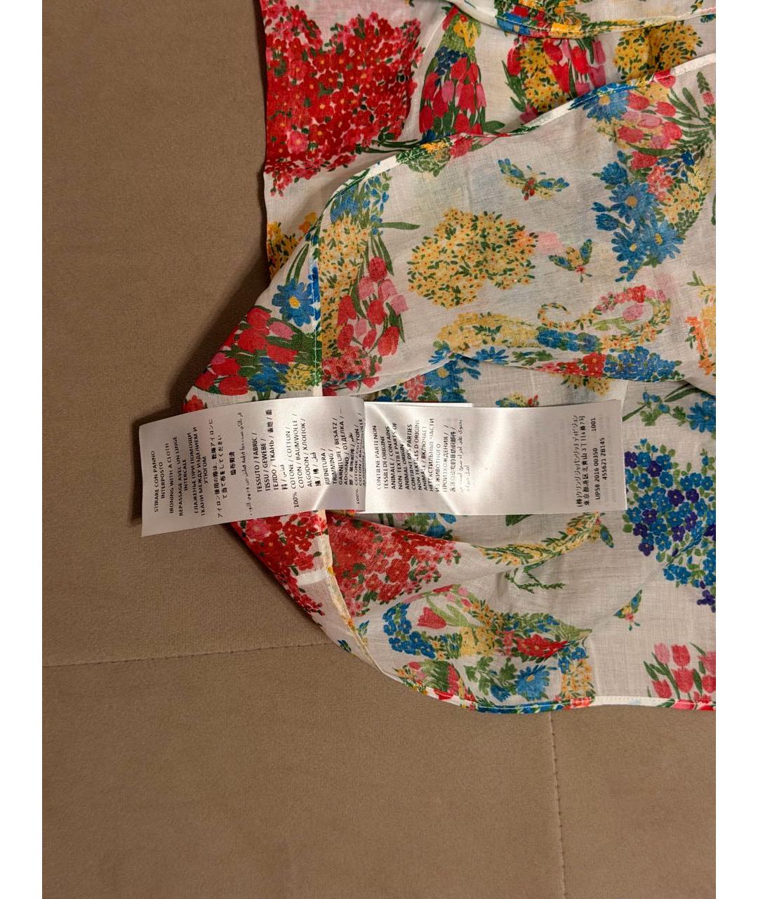 GUCCI Мульти хлопковая рубашка/блузка, фото 6