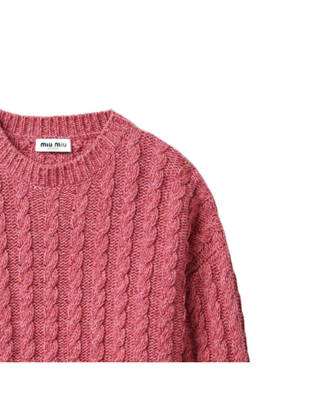 MIU MIU Красный джемпер / свитер, фото 4