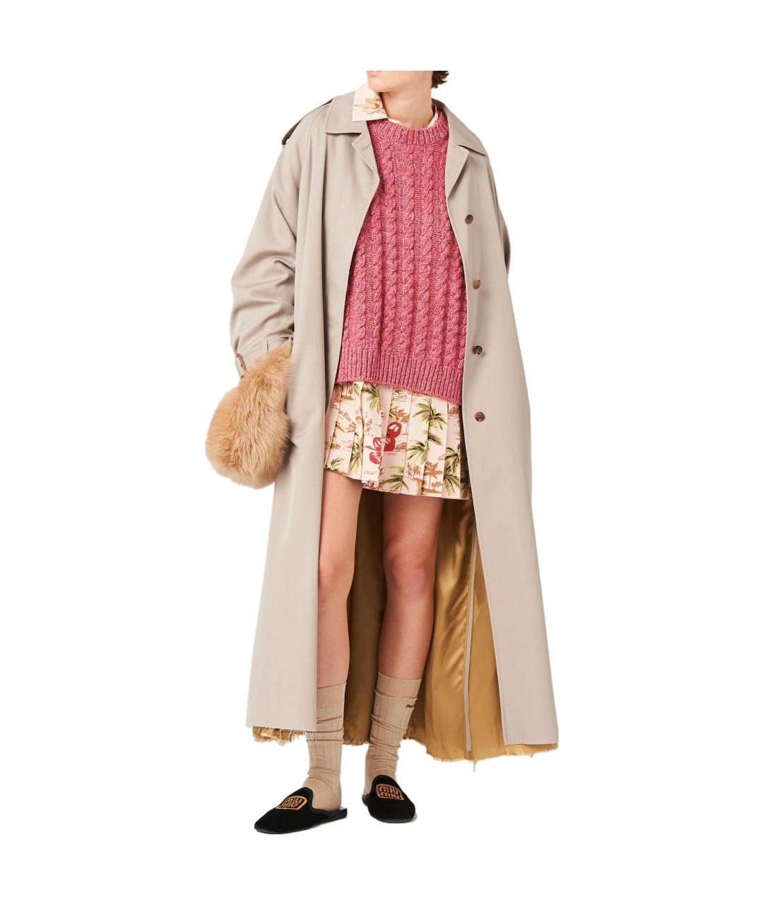 MIU MIU Красный джемпер / свитер, фото 2