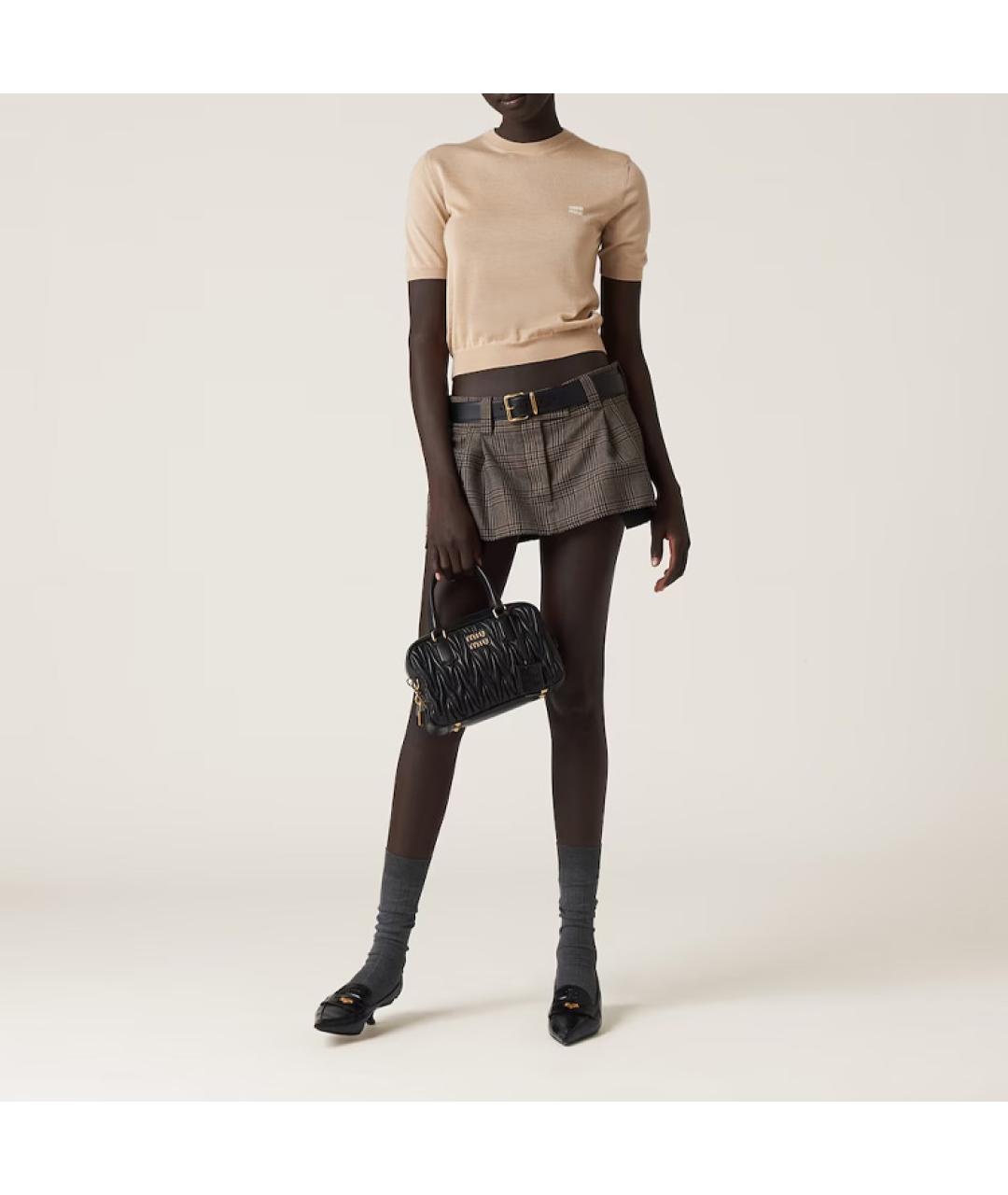 MIU MIU Белая футболка, фото 2