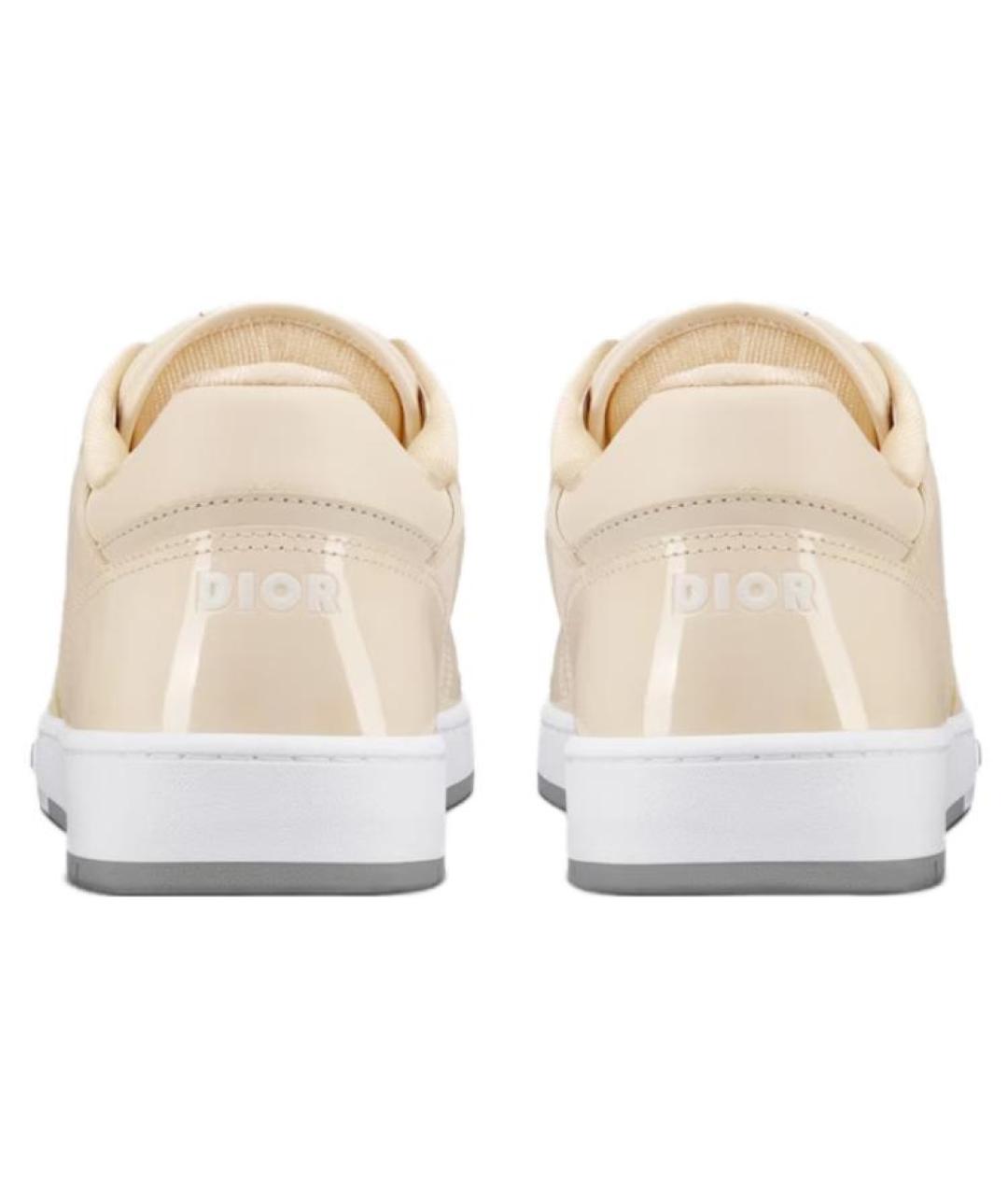CHRISTIAN DIOR Бежевые низкие кроссовки / кеды, фото 5