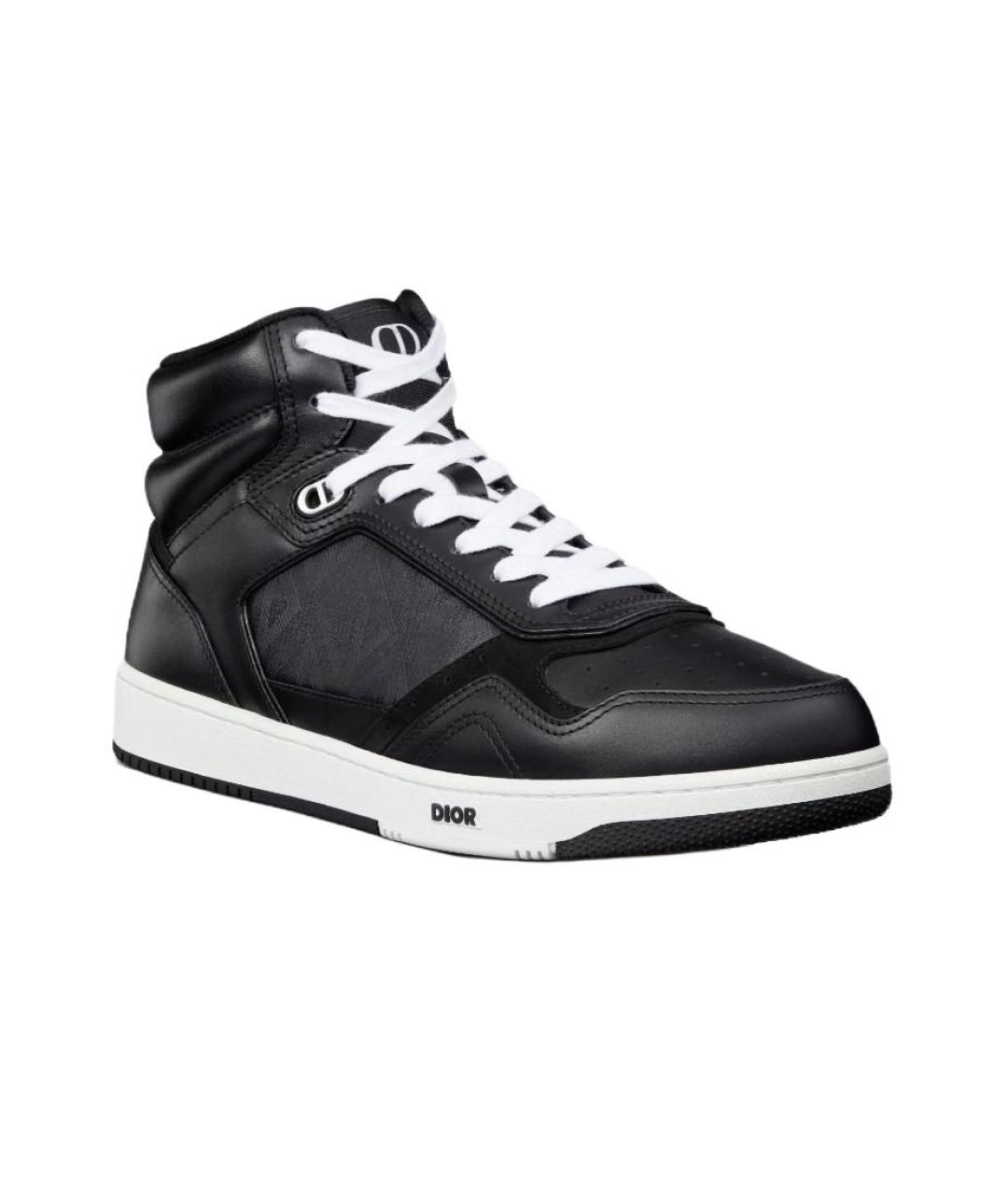 CHRISTIAN DIOR Кожаные высокие кроссовки / кеды, фото 2