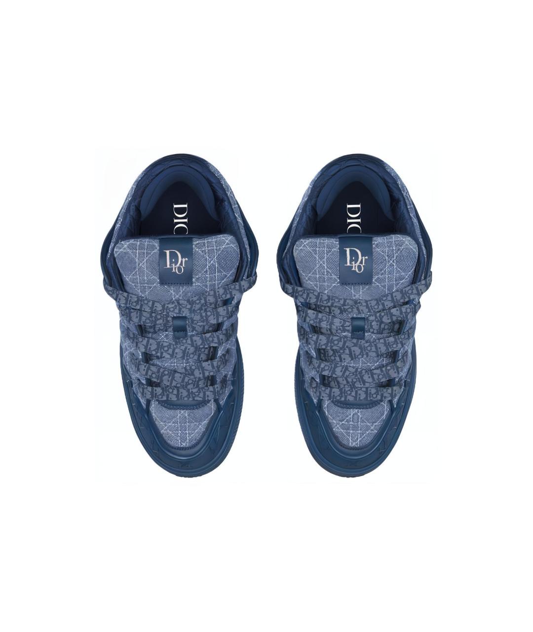 CHRISTIAN DIOR Синие низкие кроссовки / кеды, фото 5