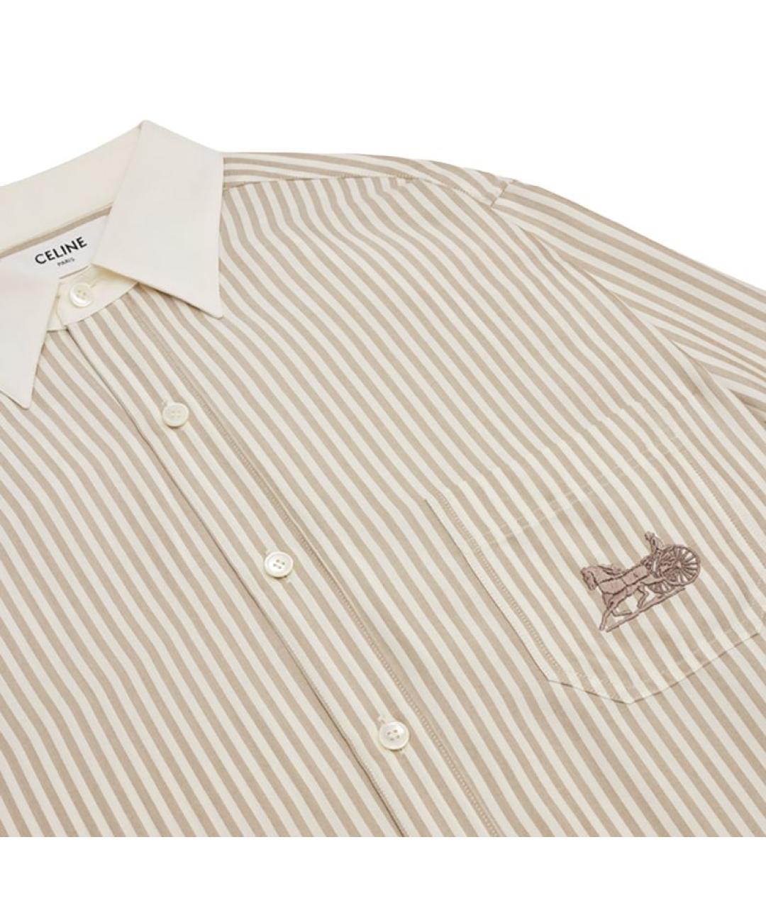 CELINE Бежевая рубашка, фото 3