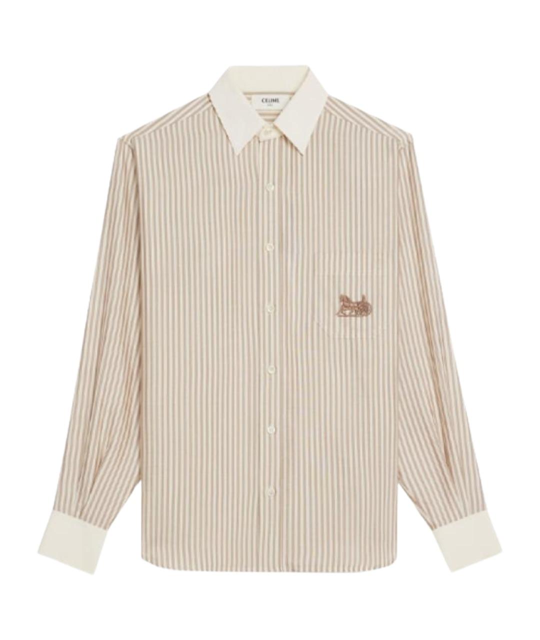 CELINE Бежевая рубашка, фото 1
