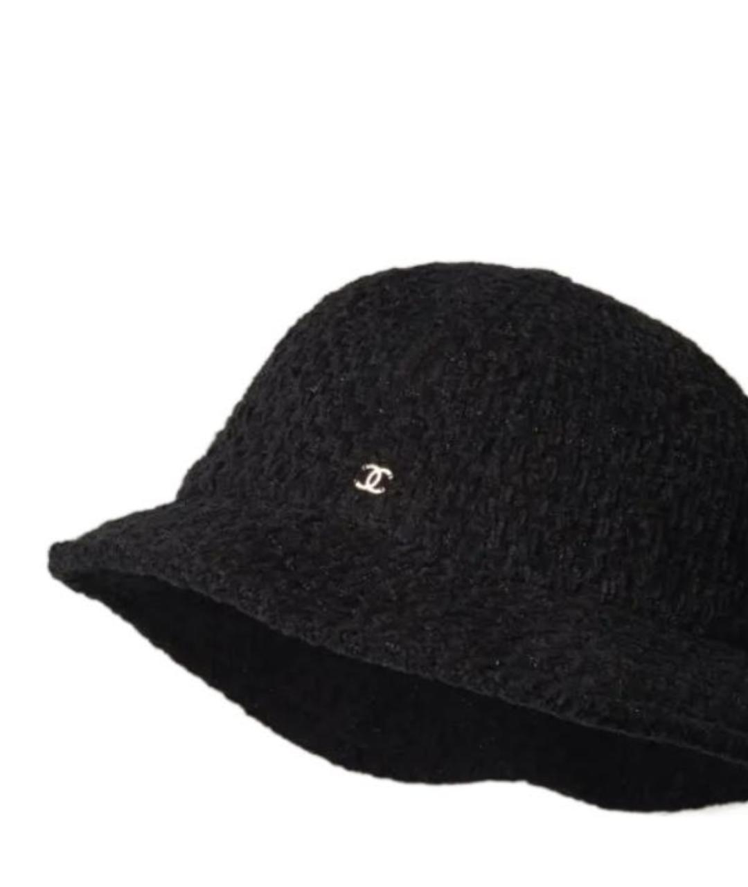 CHANEL Черная панама, фото 3