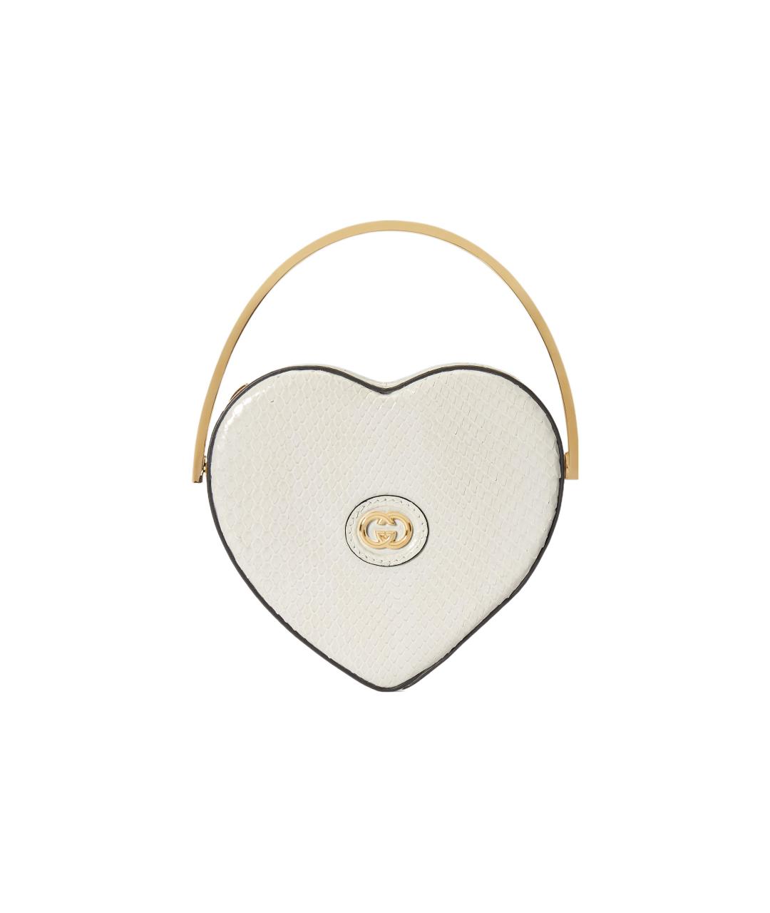 GUCCI Белая сумка с короткими ручками, фото 1