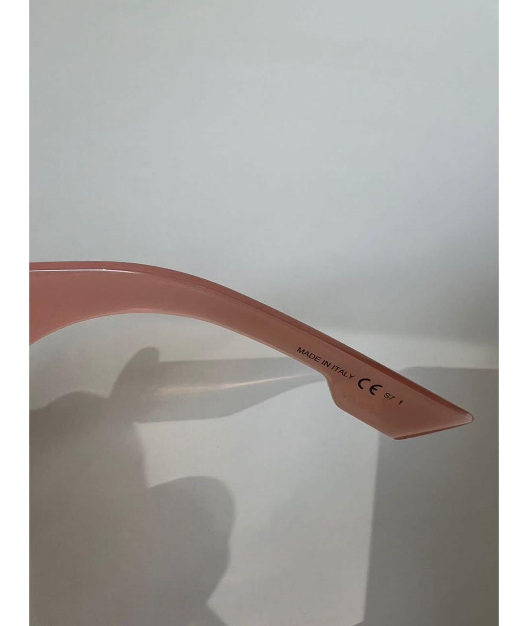 CHRISTIAN DIOR Розовые пластиковые солнцезащитные очки, фото 5