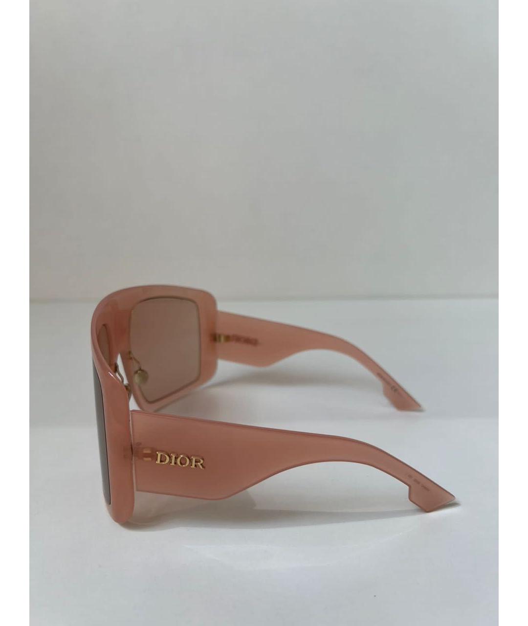 CHRISTIAN DIOR Розовые пластиковые солнцезащитные очки, фото 7