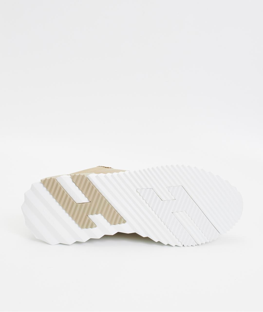 HERMES Бежевые кожаные низкие кроссовки / кеды, фото 7