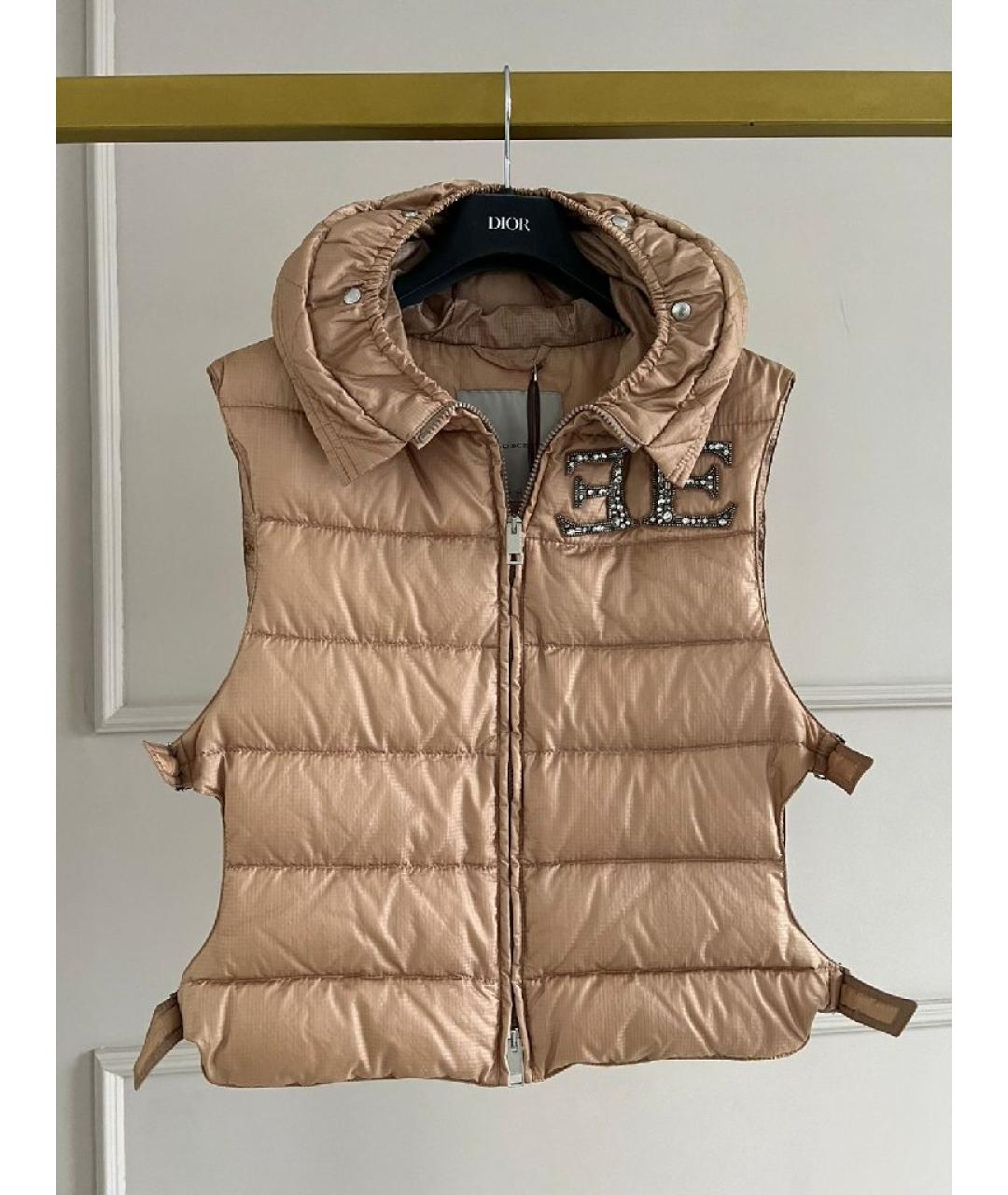 ERMANNO SCERVINO Коричневый жилет, фото 9