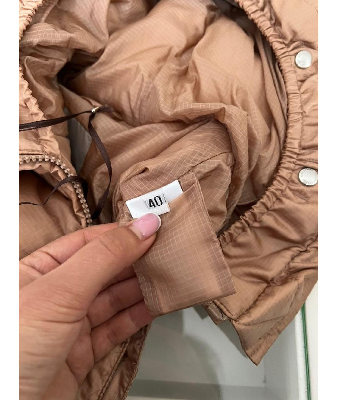 ERMANNO SCERVINO Коричневый жилет, фото 6