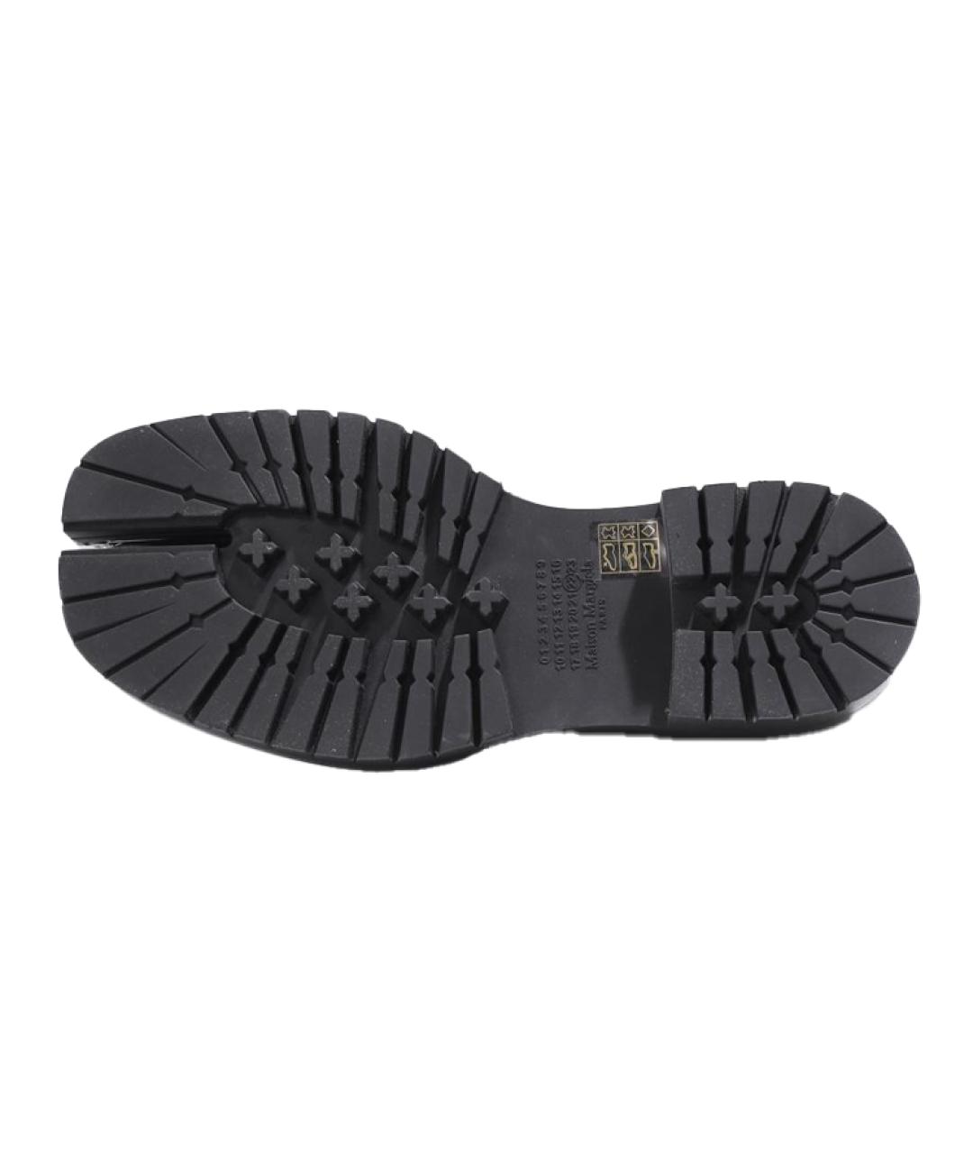 MAISON MARGIELA Черные кожаные лоферы, фото 5