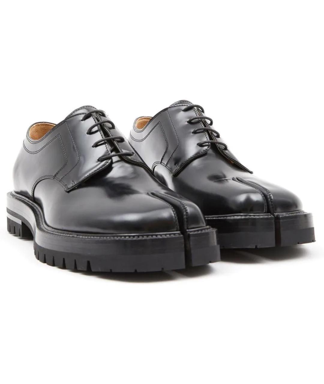 MAISON MARGIELA Черные кожаные лоферы, фото 3