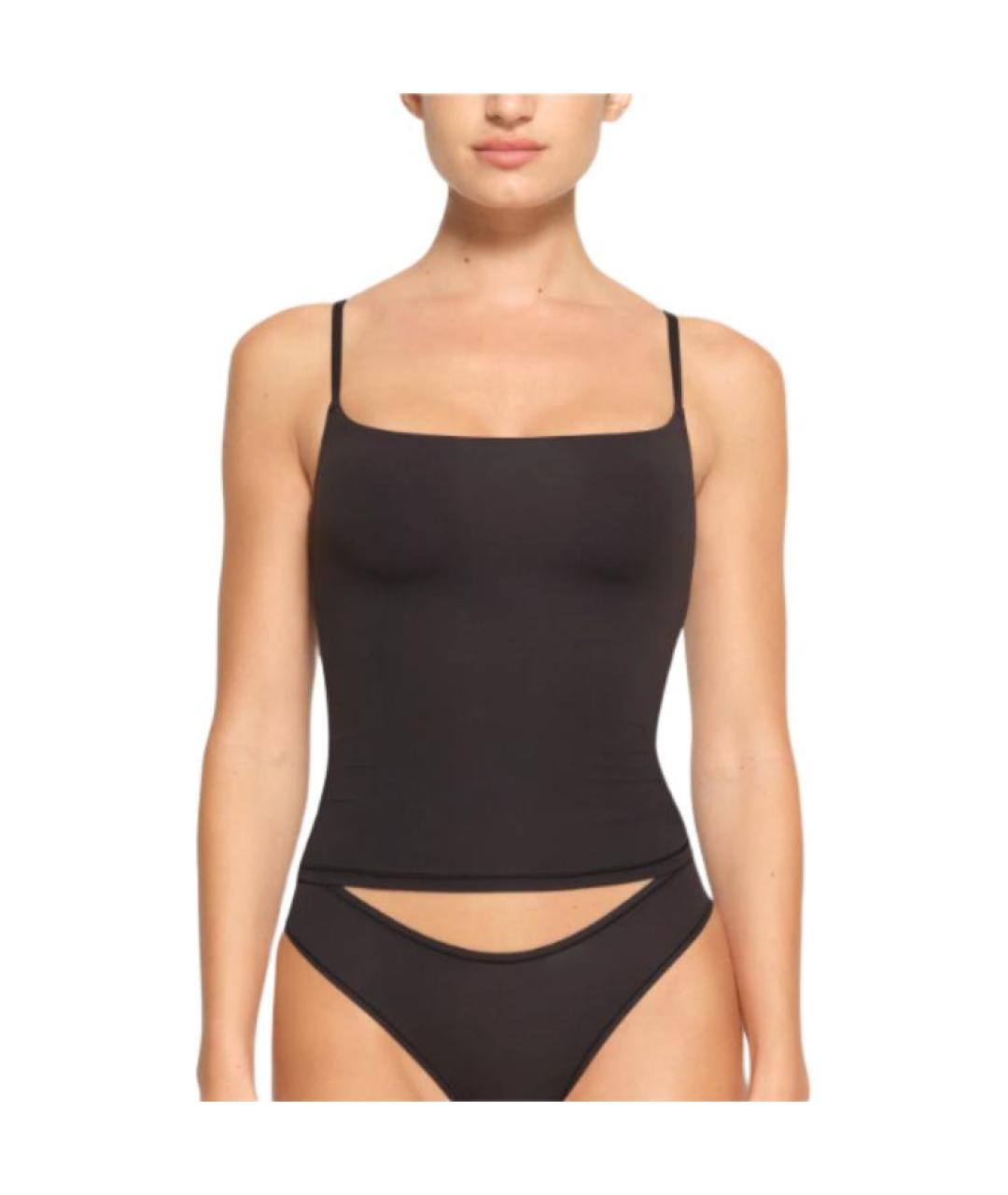 SKIMS Черная майка, фото 2