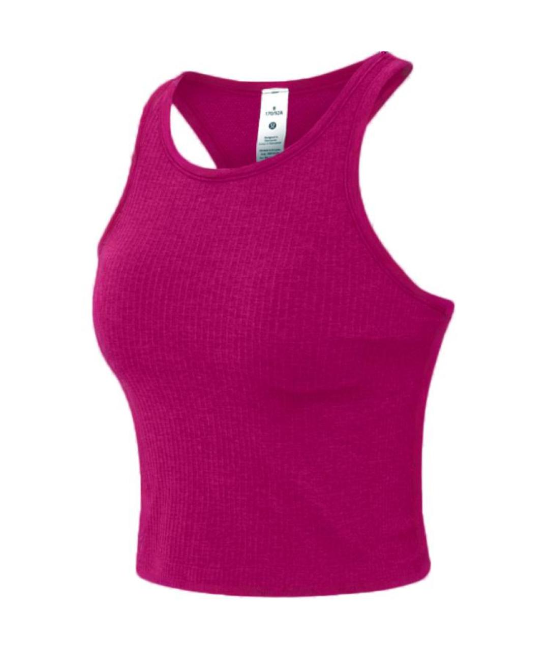 Lululemon Розовая майка, фото 3
