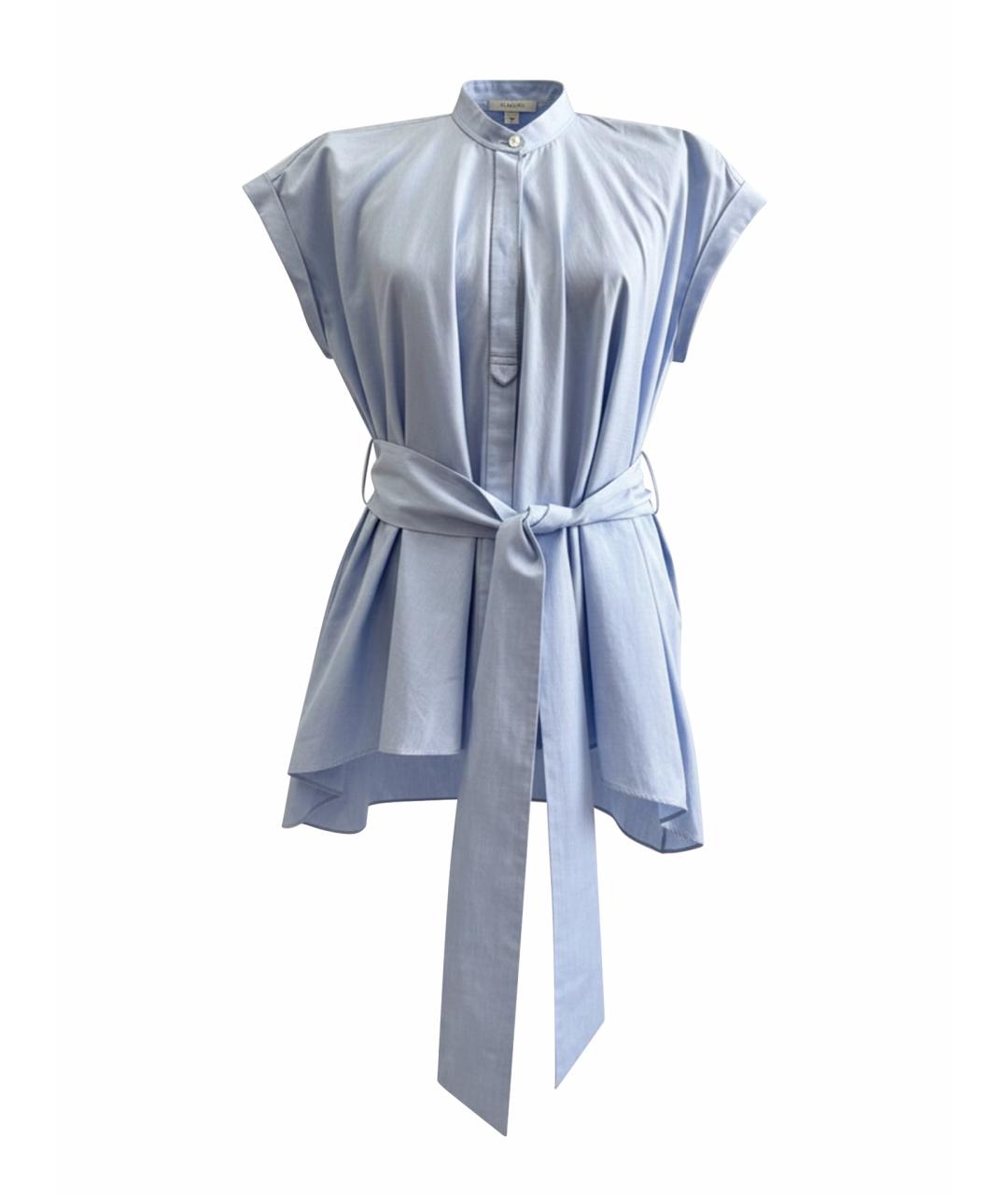 BRUNELLO CUCINELLI Синяя хлопковая рубашка, фото 1