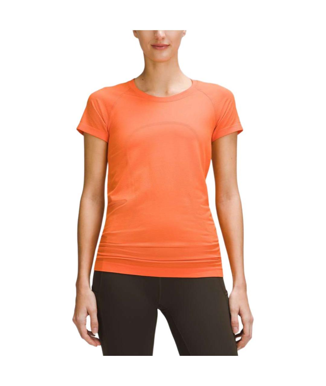 Lululemon Оранжевая футболка, фото 3