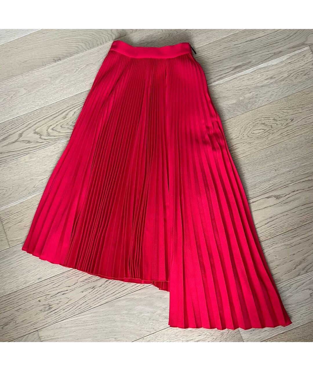 MSGM Красная полиэстеровая юбка миди, фото 2