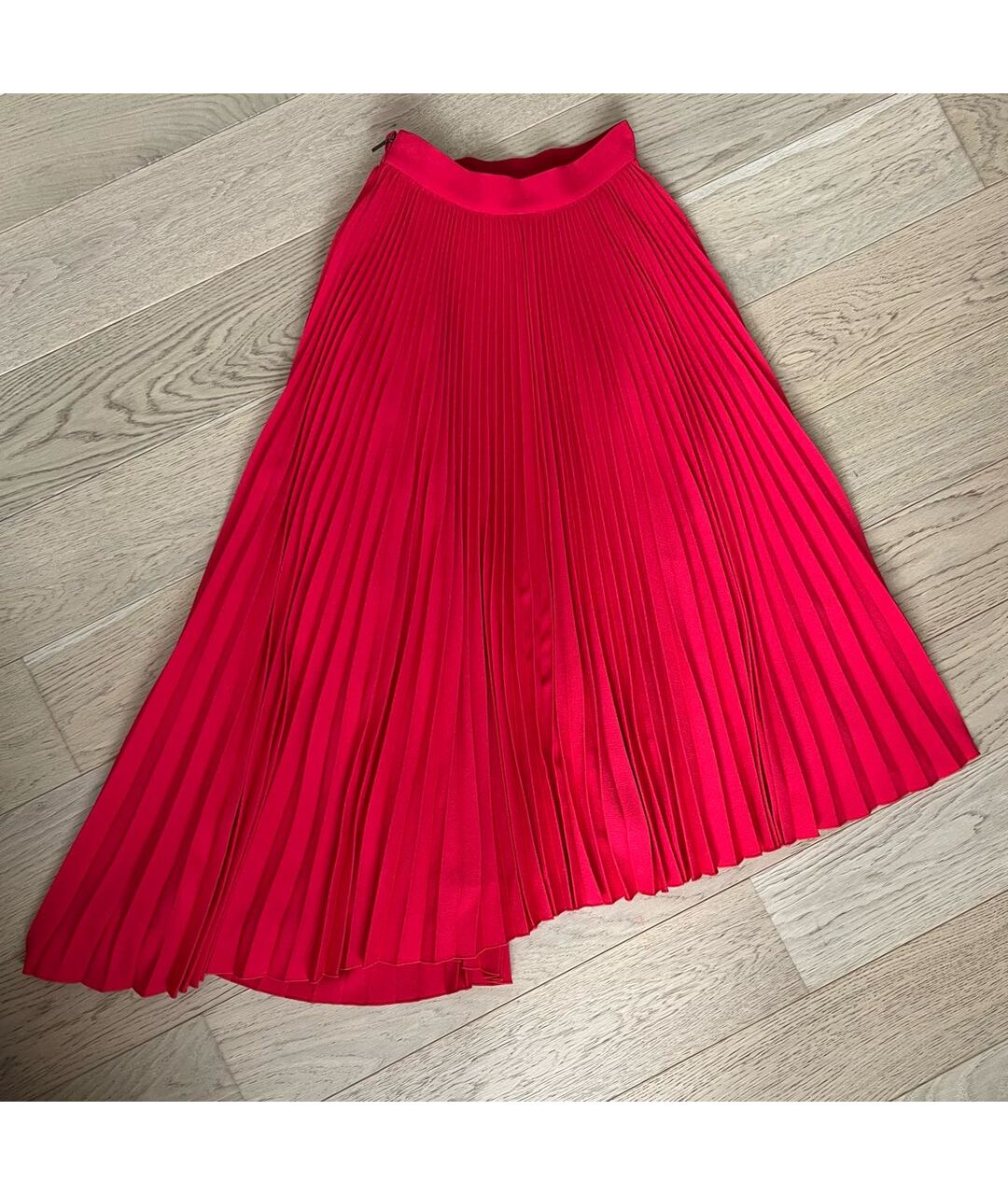 MSGM Красная полиэстеровая юбка миди, фото 3