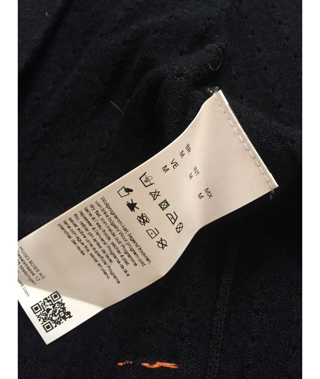 HUGO BOSS Черный вискозный джемпер / свитер, фото 6
