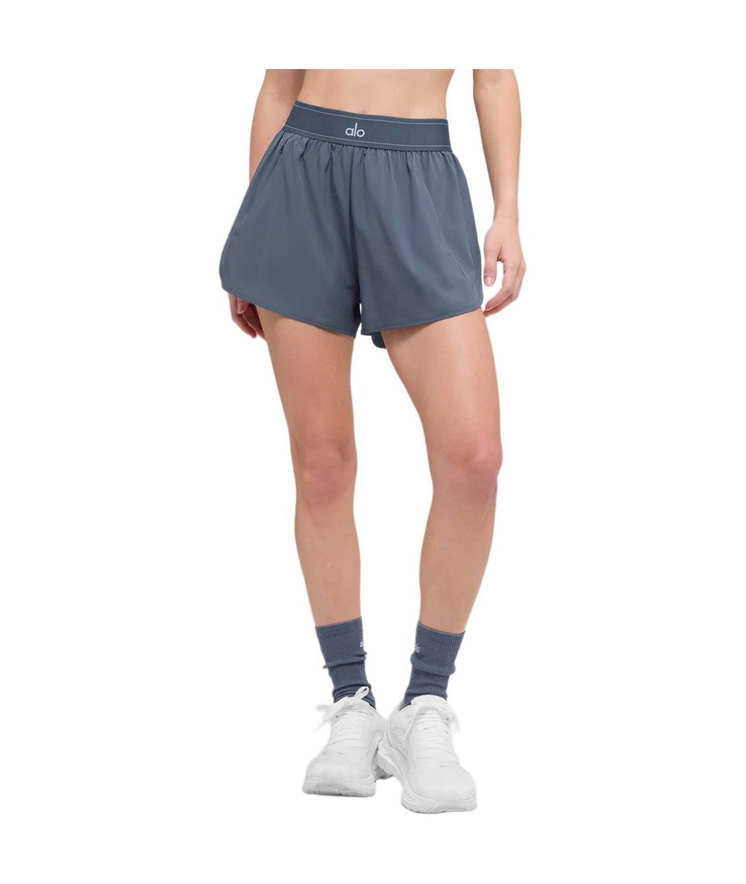ALO YOGA Синие спортивные брюки и шорты, фото 3