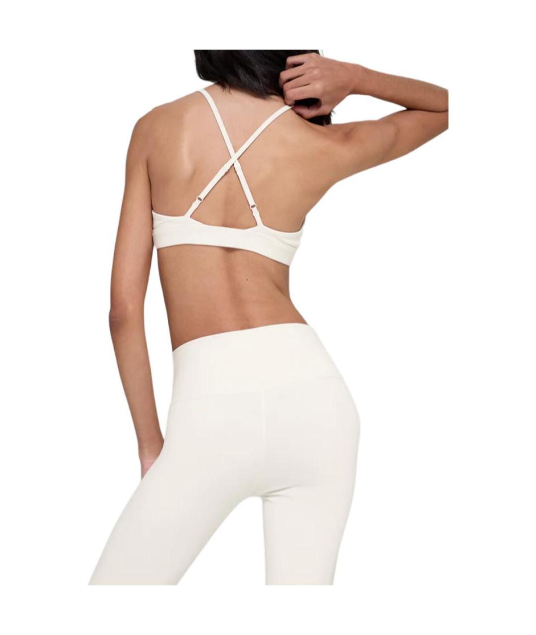 ALO YOGA Белая майка, фото 2