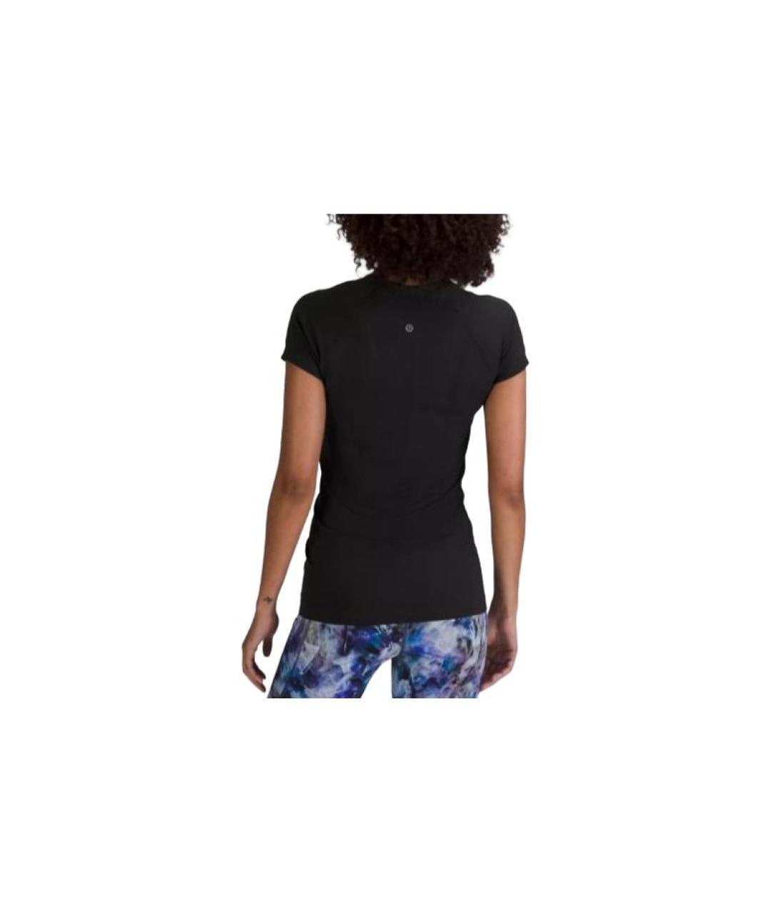 Lululemon Черная футболка, фото 2