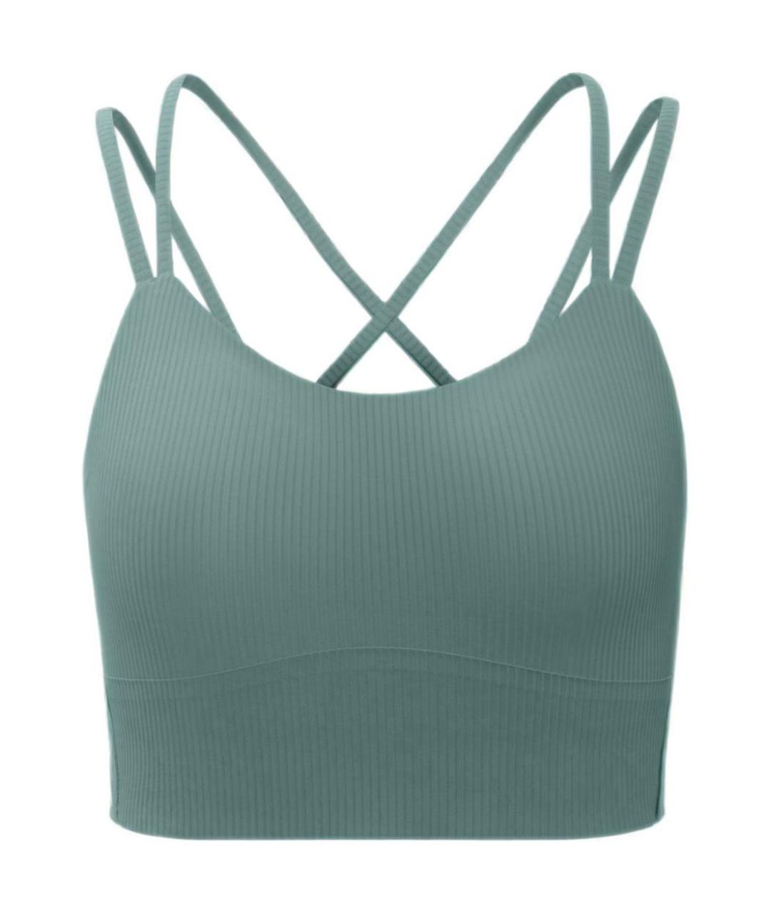 Lululemon Зеленая майка, фото 1