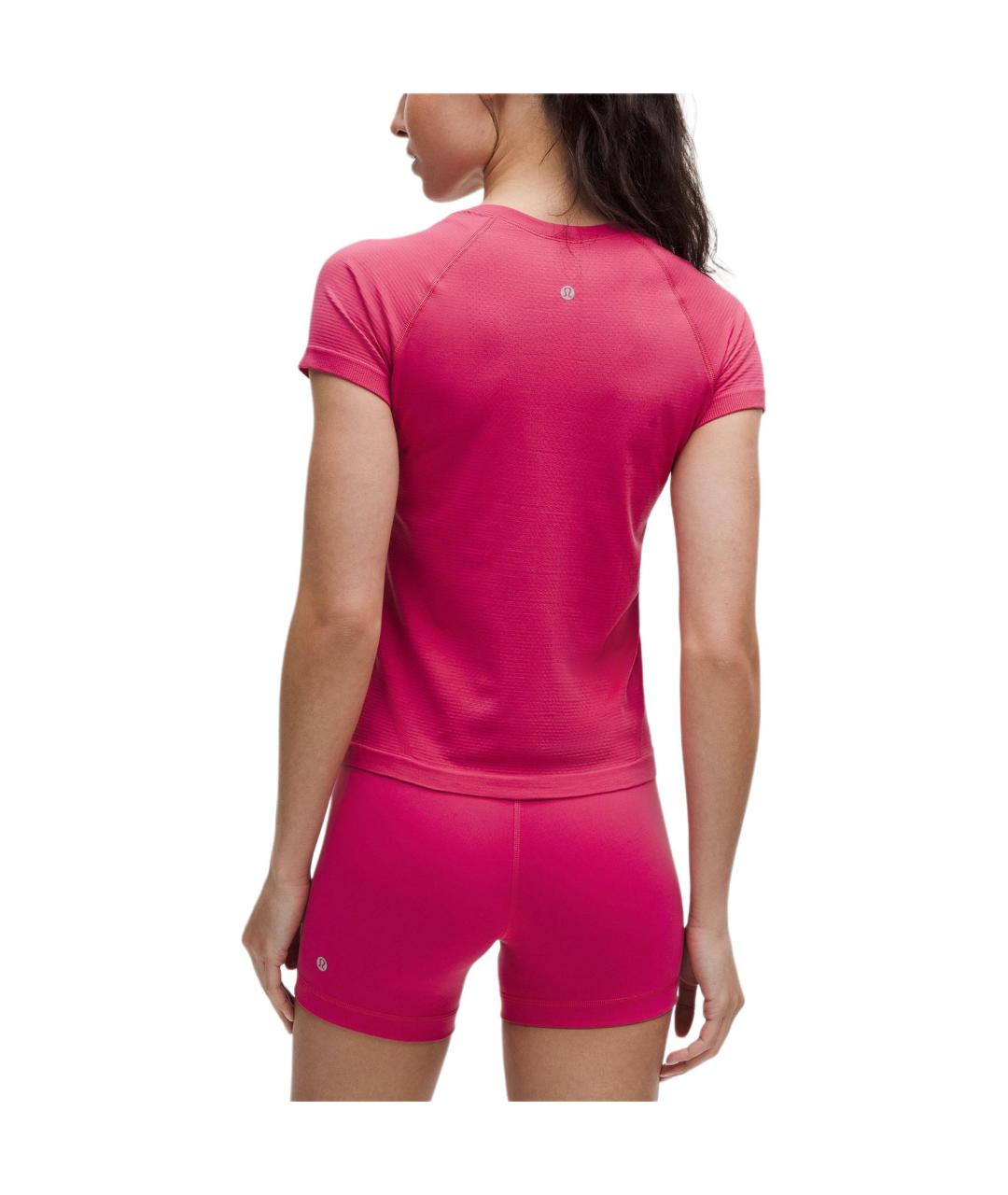 Lululemon Розовая футболка, фото 2