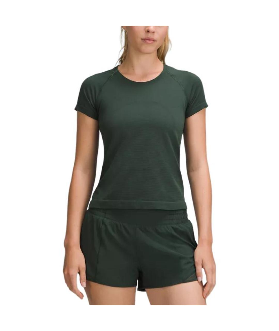 Lululemon Зеленая футболка, фото 3