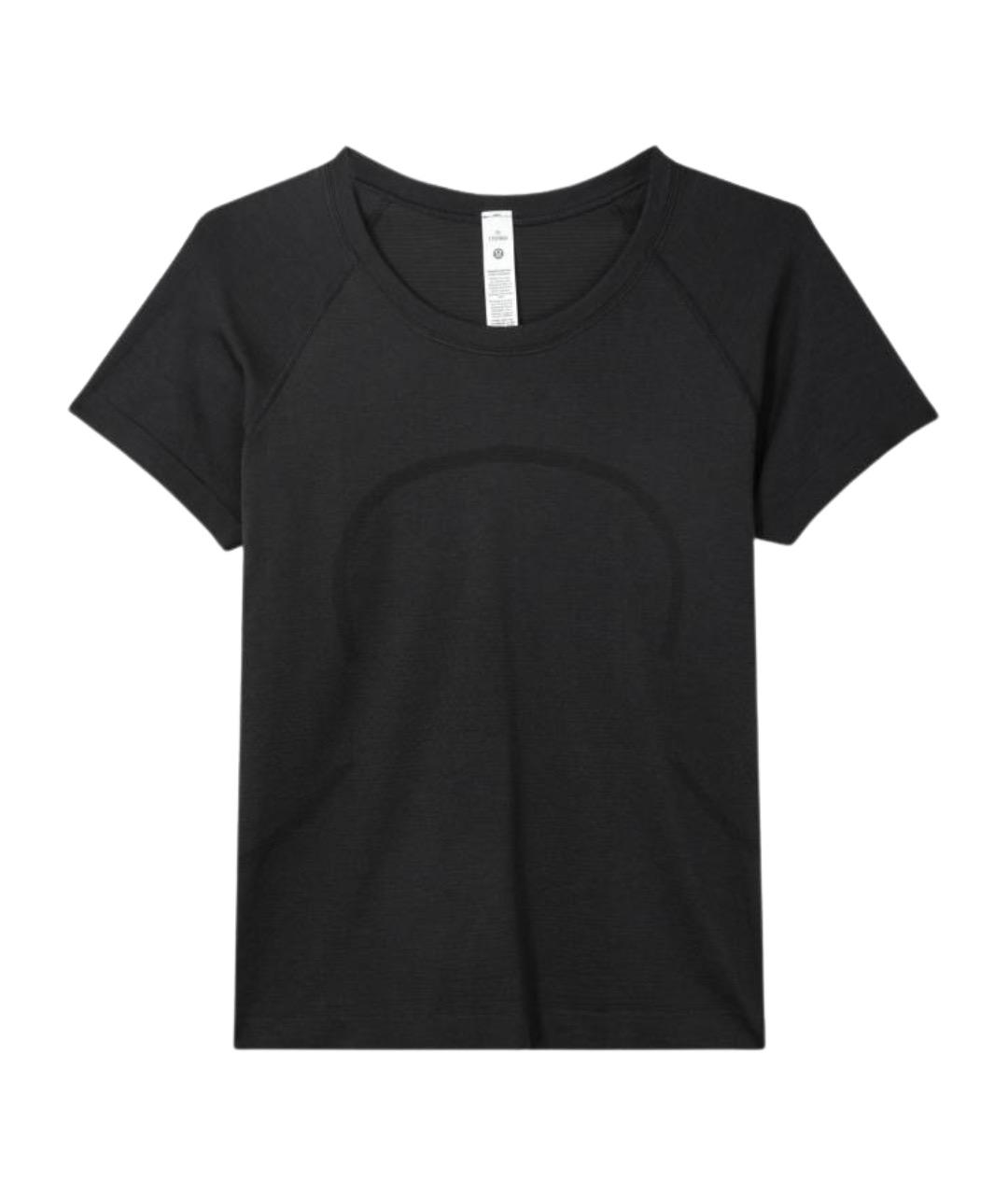 Lululemon Черная хлопковая футболка, фото 1