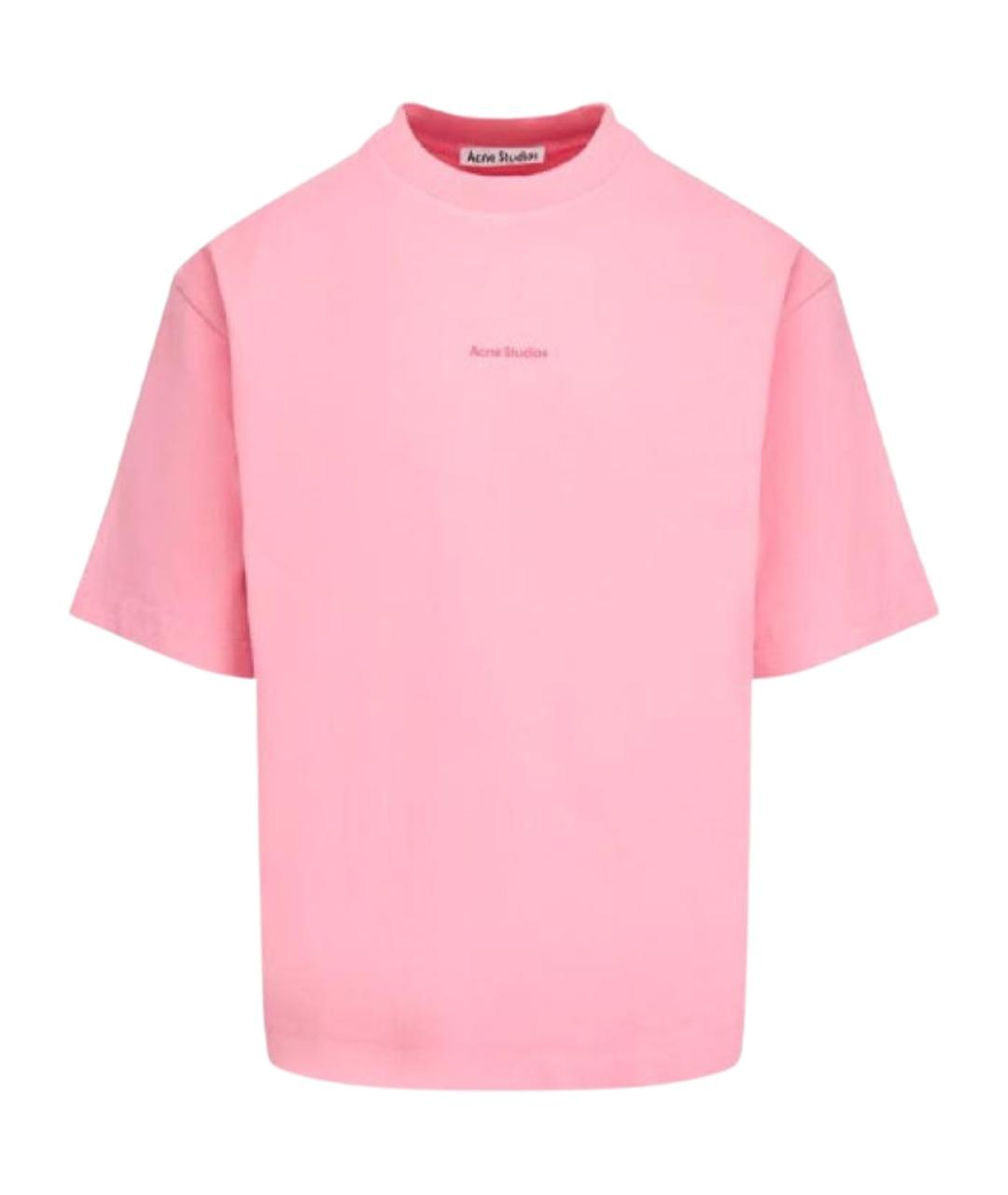 ACNE STUDIOS Розовая футболка, фото 1