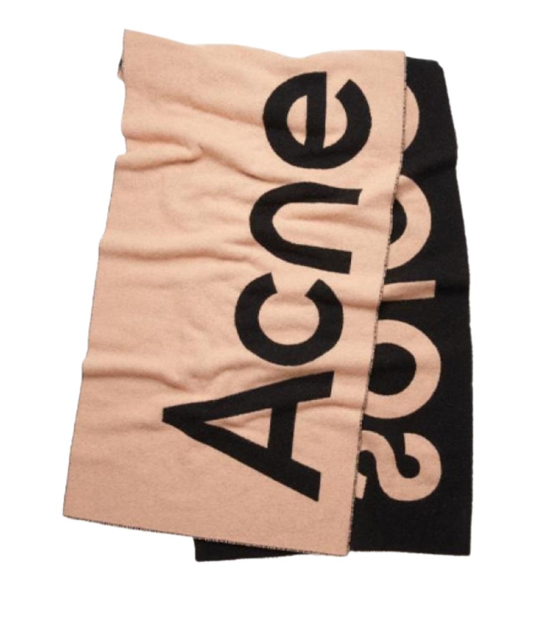 ACNE STUDIOS Розовый шарф, фото 1