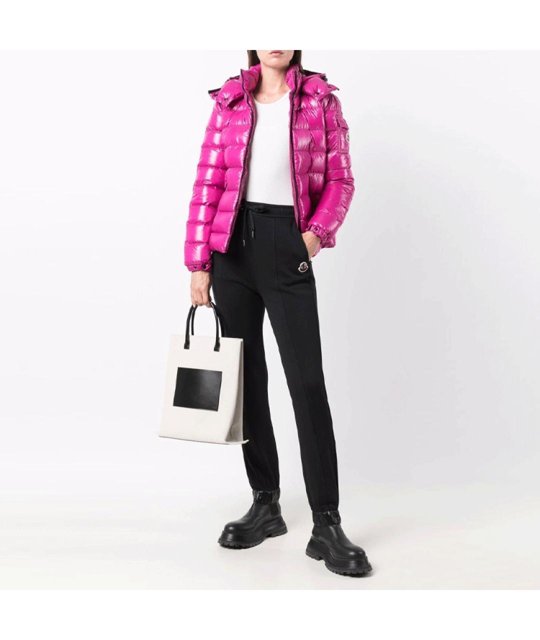 MONCLER Фуксия пуховик, фото 3