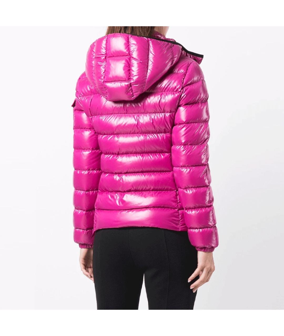MONCLER Фуксия пуховик, фото 5